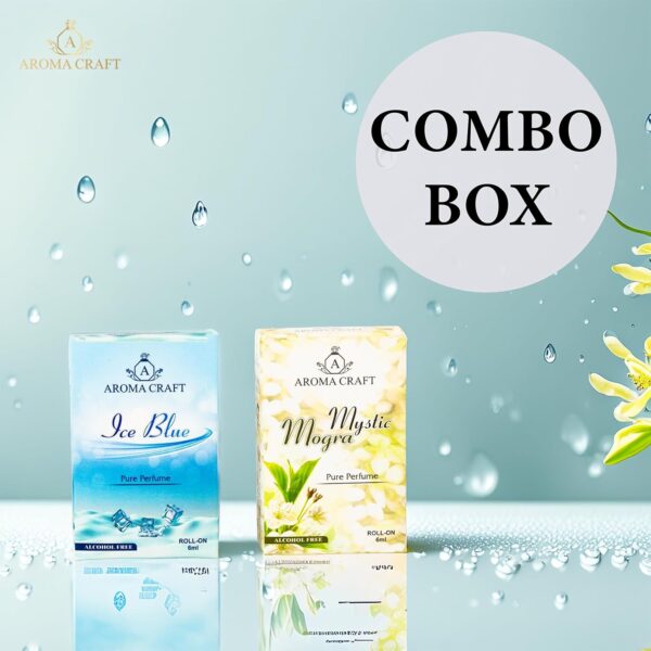 Aroma Craft  Ice Blue & Mystic Mogra Attar Combo - Image 4