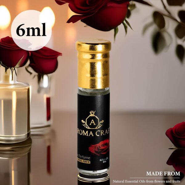 Aroma Craft Velvet Rose Attar Pack Of 2 - Image 3