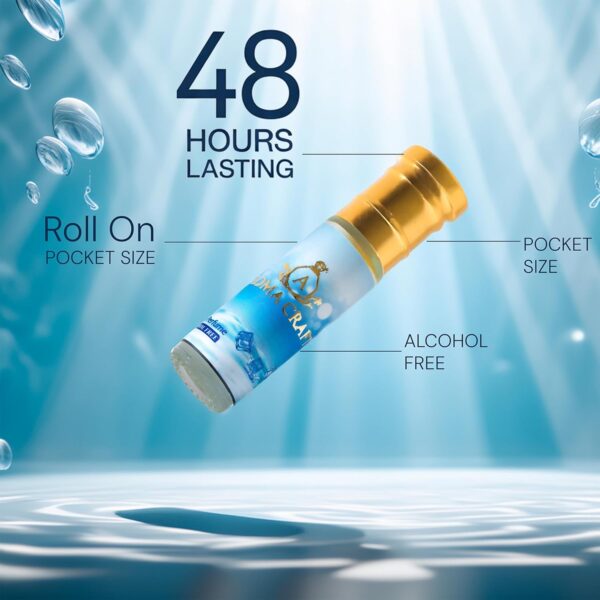 Aroma Craft Ice Blue Attar - Image 3