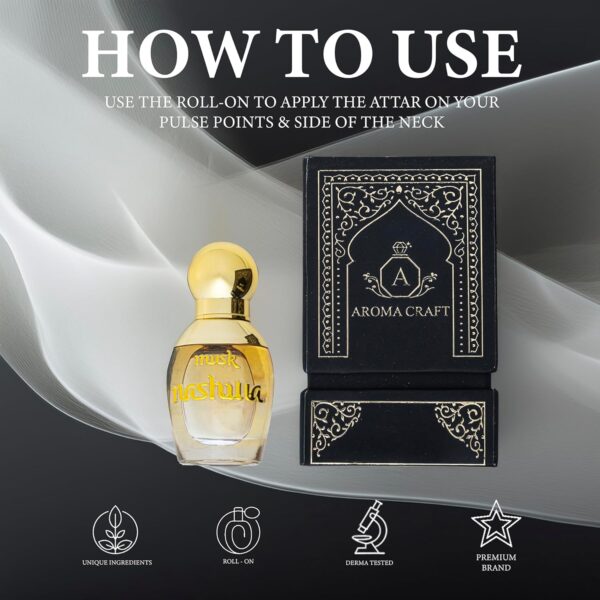 Aroma Craft Premium Musk Nashwa Attar - Image 5