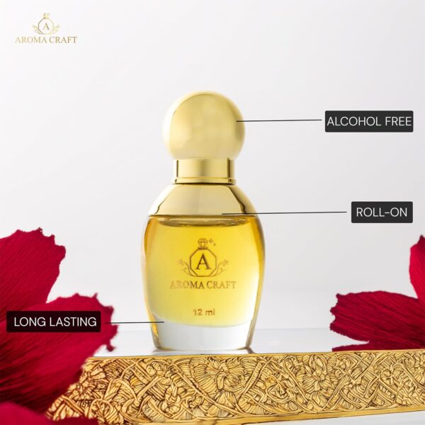 Aroma Craft Musk Nashwah & Dilnasheen Attar Combo - Image 3