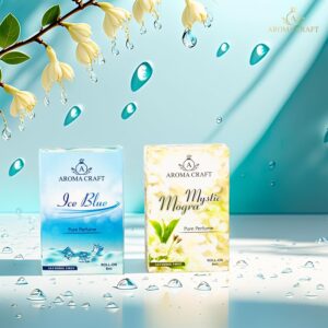 Aroma Craft  Ice Blue & Mystic Mogra Attar Combo