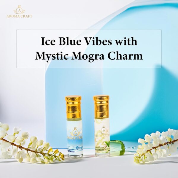 Aroma Craft  Ice Blue & Mystic Mogra Attar Combo - Image 5