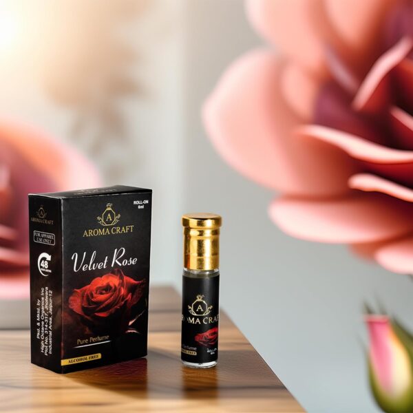 Aroma Craft Velvet Rose Attar Pack Of 2 - Image 2