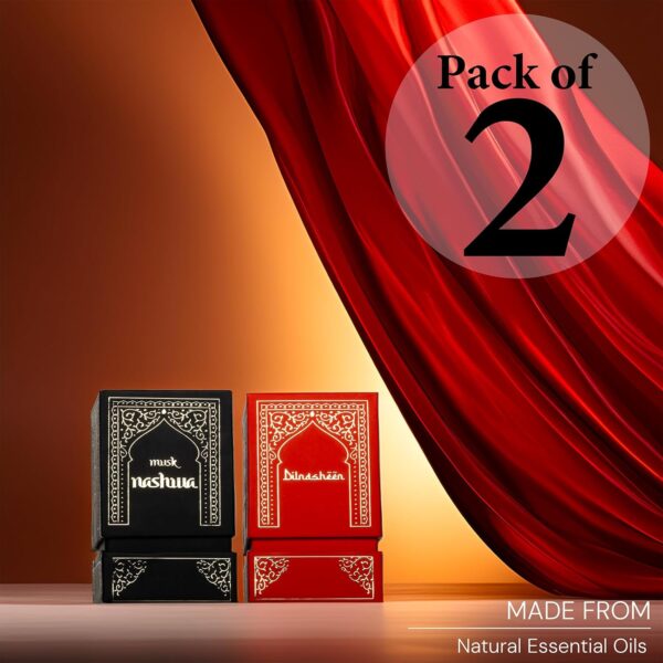 Aroma Craft Musk Nashwah & Dilnasheen Attar Combo