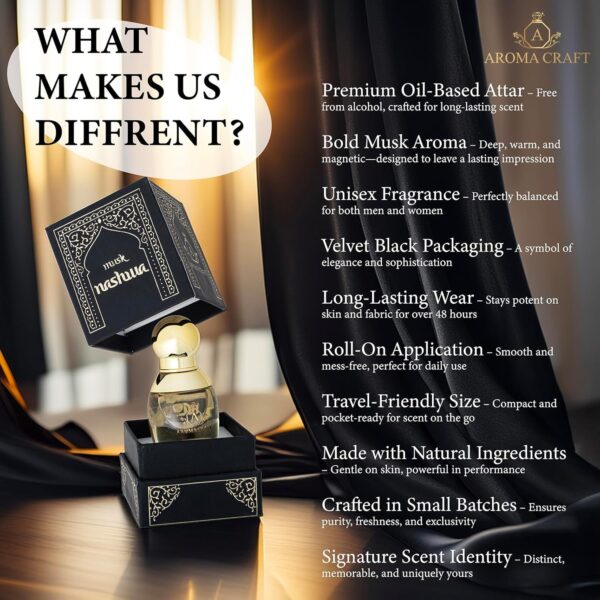 Aroma Craft Premium Musk Nashwa Attar - Image 6