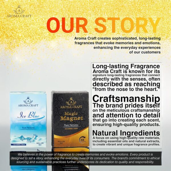 Aroma Craft Ice Blue & Magic Magnet Attar Combo - Image 6